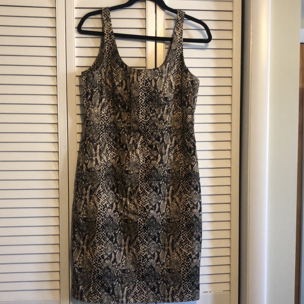 Michael kors snakeskin dress